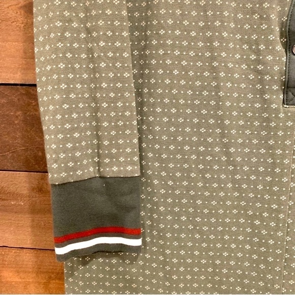 NWT Hearth Hand Magnolia women one piece pajamas butt flap union suit green XS - Picture 6 of 9